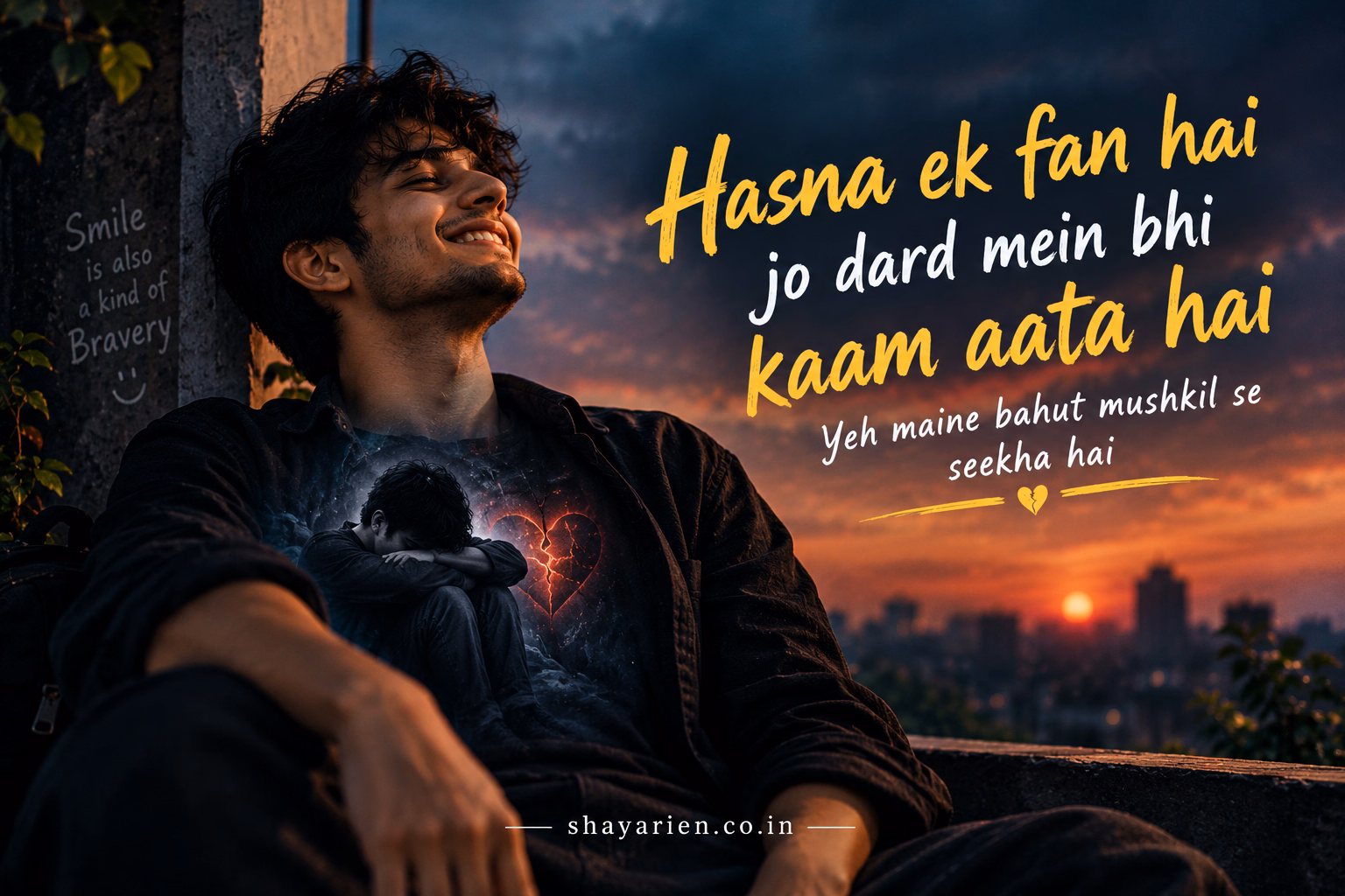 shayarien hasna dard ke saath